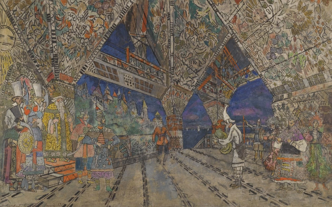 Konstantin Korovin - 114, Scenografia per l'opera Il gallo d'oro di N. Rimsky, Korsakov